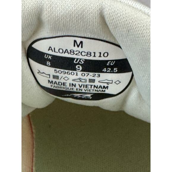 Altra Sneakers Men Sz 9 FWD Experience Running Shoes Beige Green Trainers Read - Picture 3 of 13